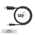 Armorstandart Кабель живлення USB to DC 4.0x1.7 12V 0.8m Armorstandart (ARM79301)