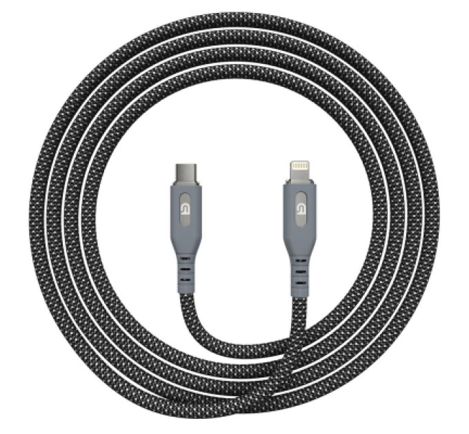 Armorstandart Дата кабель USB-C to Lightning 1.0m Magnetic 27W black Armorstandart (ARM75512)