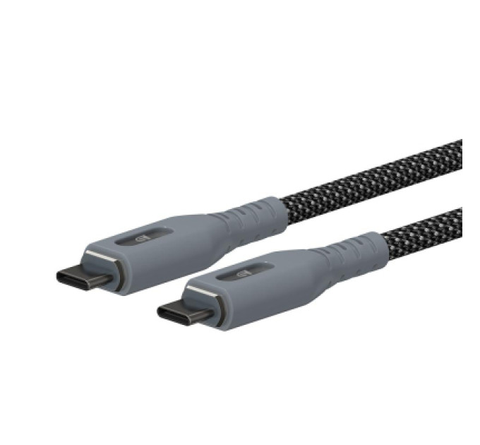 Armorstandart Дата кабель USB-C to USB-C 1.0m Magnetic 60W Black Armorstandart (ARM75513)
