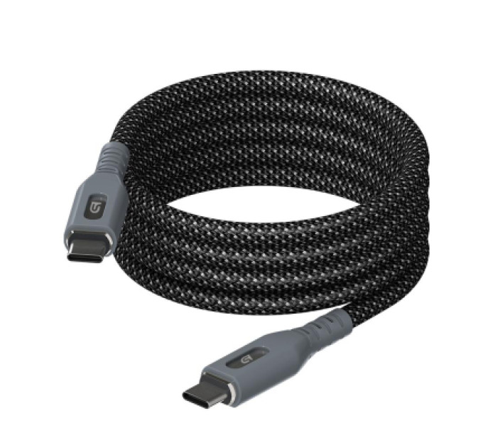 Armorstandart Дата кабель USB-C to USB-C 1.0m Magnetic 60W Black Armorstandart (ARM75513)