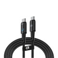 Armorstandart Дата кабель USB-C to USB-C 1.2m Magnetic 100W black Armorstandart (ARM75868)