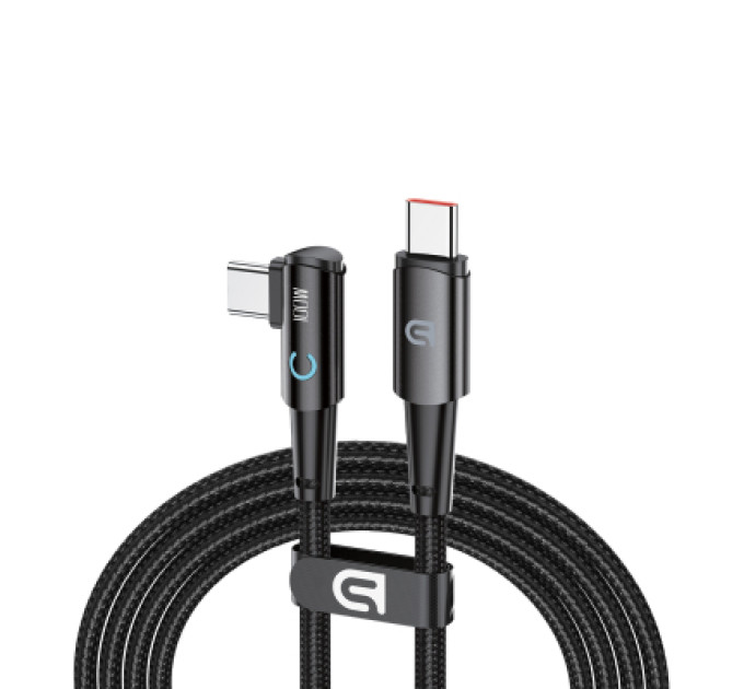 Armorstandart Дата кабель USB-C to USB-C 1.2m 90-degree 100W black Armorstandart (ARM75870)