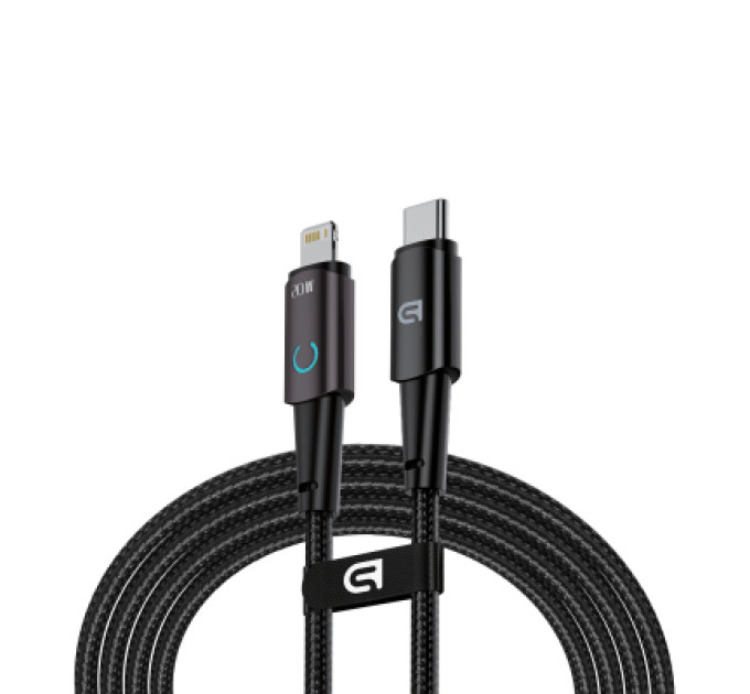 Armorstandart Дата кабель USB-C to Lightning 1.2m 20W black Armorstandart (ARM75865)