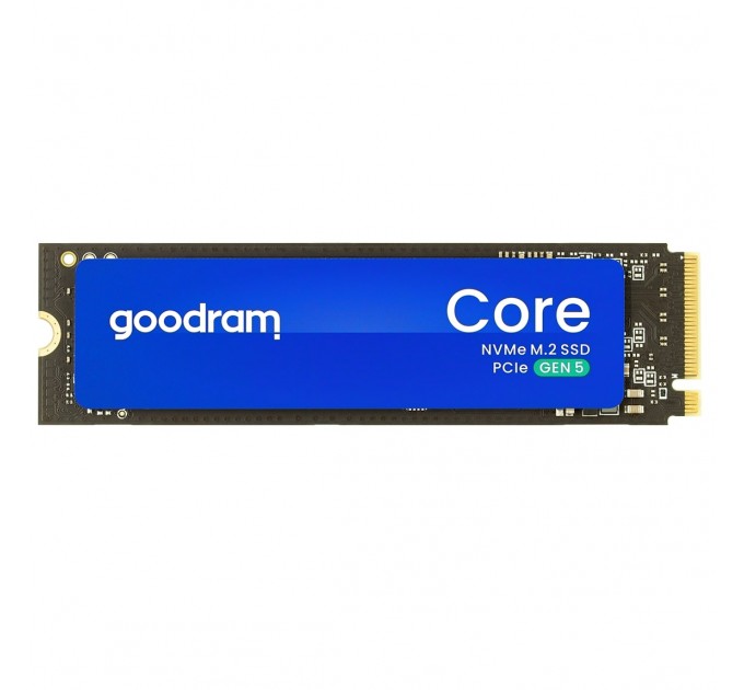 Goodram Накопичувач SSD  500GB Goodram Core M.2 2280 PCIe 5.0 x4 NVMe 3D NAND (SSDR-GRC01-500-80)