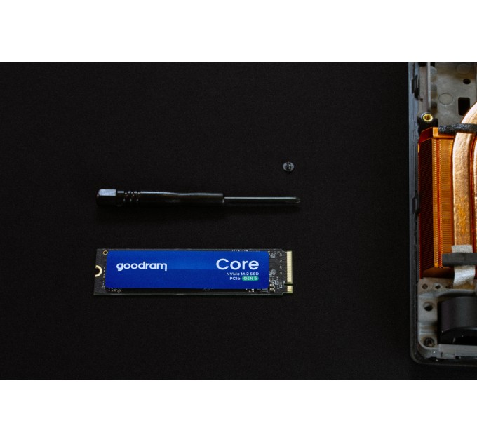 Goodram Накопичувач SSD 2TB Goodram Core M.2 2280 PCIe 5.0 x4 NVMe 3D NAND (SSDR-GRC01-2K0-80)