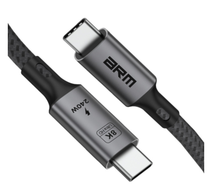 Armorstandart Дата кабель USB-C to USB-C 1.0m USB4 40Gbps 240W 8K60Hz black Armorstandart (ARM81921)