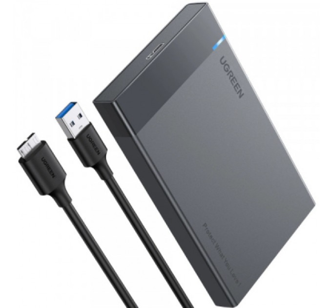 Ugreen Кишеня зовнішня UGREEN USB 3.0 to M.2 SATA SSD US221 black (30848)