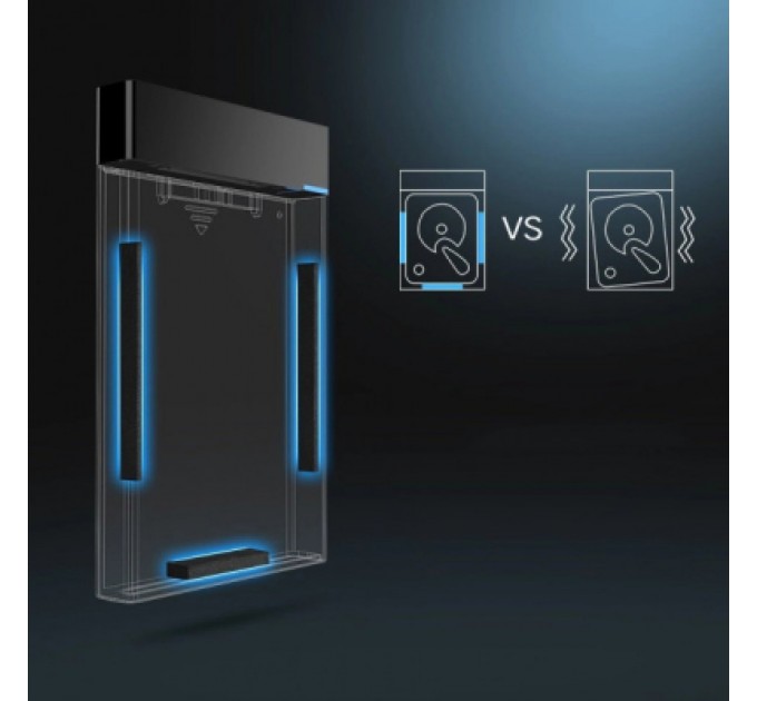 Ugreen Кишеня зовнішня UGREEN USB 3.0 to M.2 SATA SSD US221 black (30848)