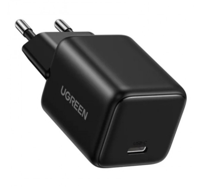 Ugreen Зарядний пристрій UGREEN USB-C PD20W GaN X512 black (55553)