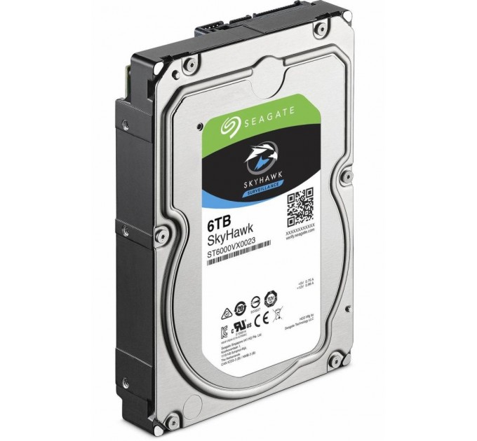Seagate Накопичувач HDD SATA 6.0TB Seagate SkyHawk Surveillance 256MB (ST6000VX0003)_Refurbished
