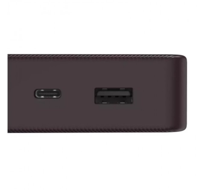 Hama Батарея універсальна Hama 20000mAh, 15W/5V/3A, USB-C, USB-A, plum (00201715)