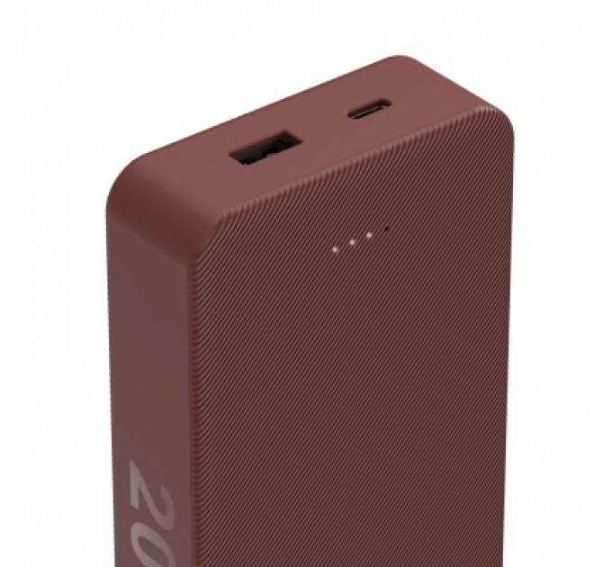 Hama Батарея універсальна Hama 20000mAh, 15W/5V/3A, USB-C, USB-A, red (00201717)