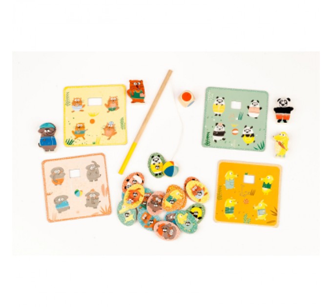 Djeco Настільна гра Djeco Набір ігор 4 в 1 Лудопарк (DJ01698)