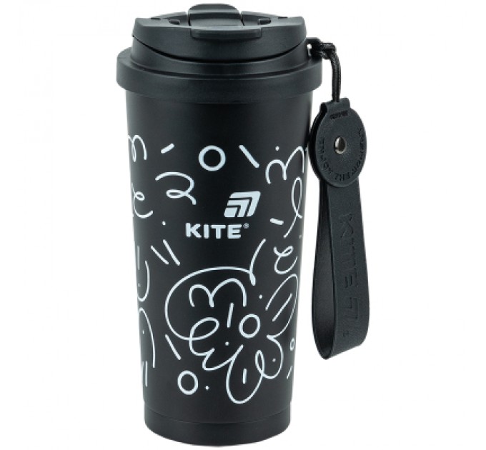 Kite Термокружка Kite 550 мл, чорна (K25-1226-1)