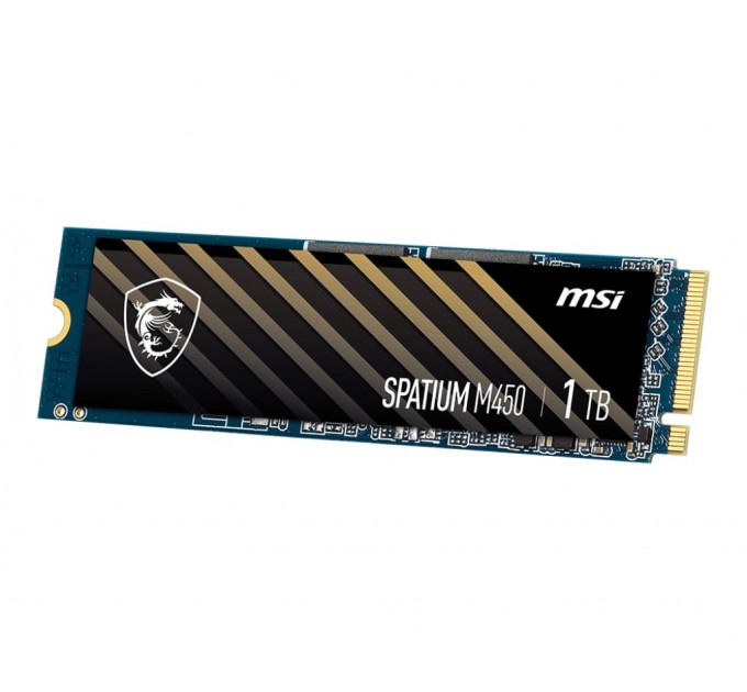 MSI Накопичувач SSD 1TB MSI Spatium M450 V1 M.2 2280 PCIe 4.0 x4 NVMe 3D NAND TLC (S78-440L0M0-P83)