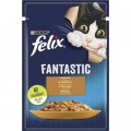 Purina Felix Вологий корм для кішок Purina Felix Fantastic з індичкою в желе 85 г (7613039832516)