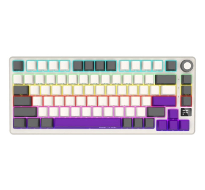 Lorgar Клавіатура Lorgar KBP7075W Pro RGB Wireless/Bluetooth/USB UA Beige (LRG-KBP7075W-RT-US)