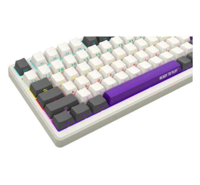 Lorgar Клавіатура Lorgar KBP7075W Pro RGB Wireless/Bluetooth/USB UA Beige (LRG-KBP7075W-RT-US)