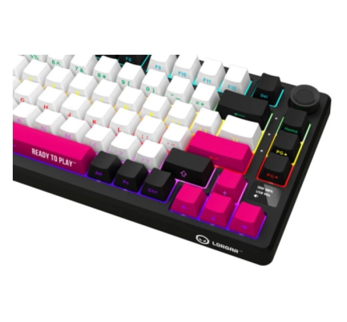 Lorgar Клавіатура Lorgar KBP7075W Pro RGB Wireless/Bluetooth/USB UA Black/red (LRG-KBP7075W-BK-US)