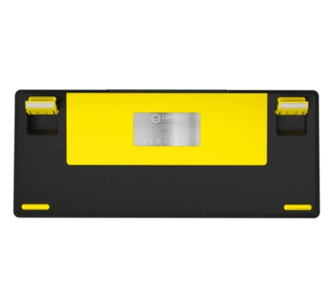 Lorgar Клавіатура Lorgar KBP7075W Pro RGB Wireless/Bluetooth/USB UA Black/yellow (LRG-KBP7075W-YL-US)