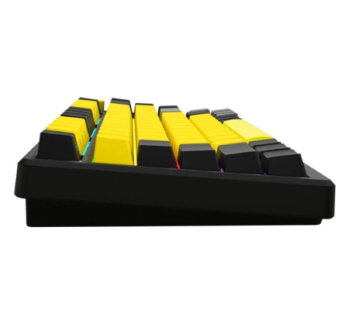 Lorgar Клавіатура Lorgar KBP7075W Pro RGB Wireless/Bluetooth/USB UA Black/yellow (LRG-KBP7075W-YL-US)