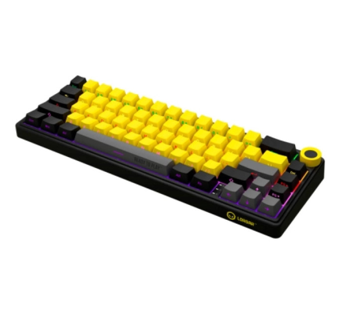 Lorgar Клавіатура Lorgar KBP70MW Pro RGB Wireless/Bluetooth/USB UA Black/yellow (LRG-KBP70MW-YL-US)