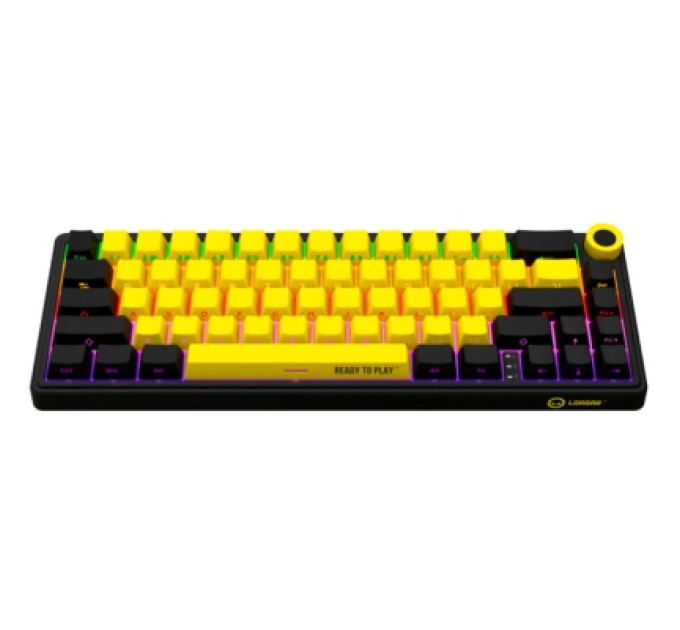 Lorgar Клавіатура Lorgar KBP70MW Pro RGB Wireless/Bluetooth/USB UA Black/yellow (LRG-KBP70MW-YL-US)
