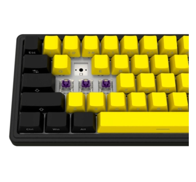 Lorgar Клавіатура Lorgar KBP70MW Pro RGB Wireless/Bluetooth/USB UA Black/yellow (LRG-KBP70MW-YL-US)