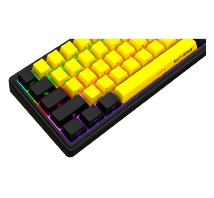 Lorgar Клавіатура Lorgar KBP70MW Pro RGB Wireless/Bluetooth/USB UA Black/yellow (LRG-KBP70MW-YL-US)