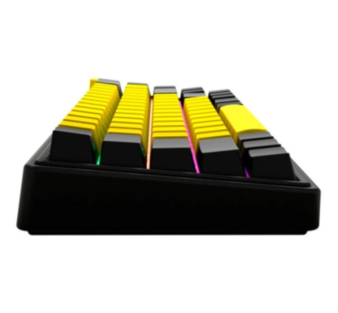 Lorgar Клавіатура Lorgar KBP70MW Pro RGB Wireless/Bluetooth/USB UA Black/yellow (LRG-KBP70MW-YL-US)