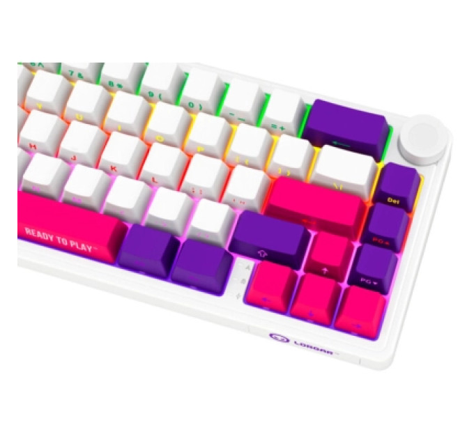 Lorgar Клавіатура Lorgar KBP70MW Pro RGB Wireless/Bluetooth/USB UA White (LRG-KBP70MW-WH-US)