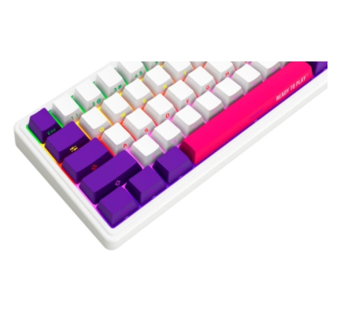 Lorgar Клавіатура Lorgar KBP70MW Pro RGB Wireless/Bluetooth/USB UA White (LRG-KBP70MW-WH-US)