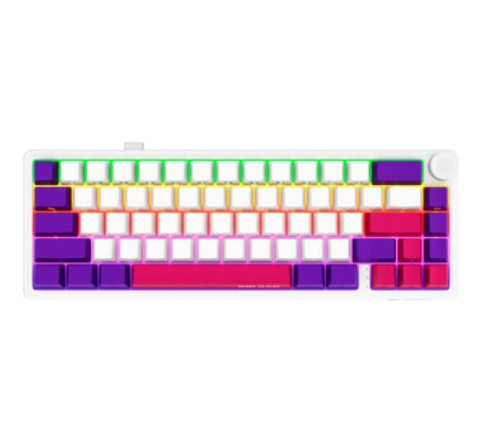 Lorgar Клавіатура Lorgar KBP70MW Pro RGB Wireless/Bluetooth/USB UA White (LRG-KBP70MW-WH-US)