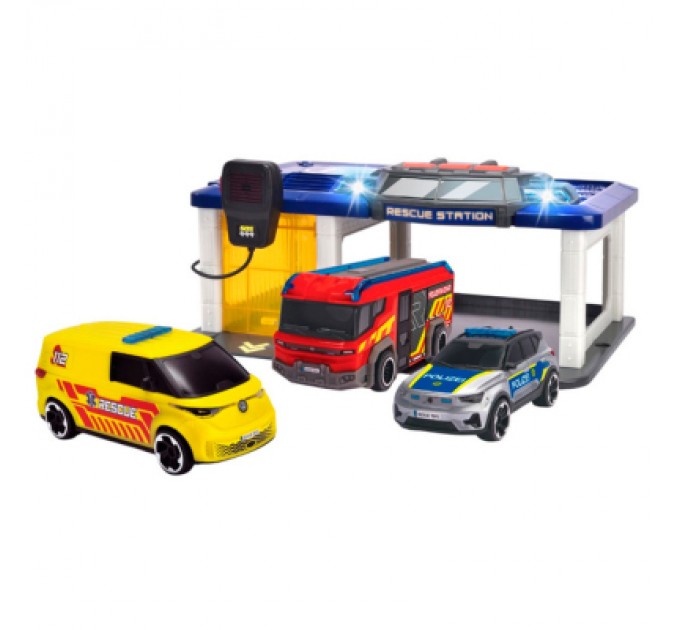 Dickie Toys Спецтехніка Dickie Toys набір Рятувальна станція (3716027)