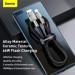 Baseus Дата кабель USB 2.0 AM to USB-C 1.0m Cafule Metal 66W black Baseus (CAKF000101)