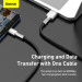 Baseus Дата кабель USB 2.0 AM to USB-C 1.0m Cafule Metal 66W black Baseus (CAKF000101)