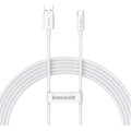Baseus Дата кабель USB 2.0 AM to USB-C 1.5m Superior Fast Charging 100W moon white Baseus (P10320102214-02)