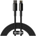 Baseus Дата кабель USB-C to Lightning 2.0m Tungsten Gold Fast Charging, PD 20W black Baseus (CATLWJ-A01)