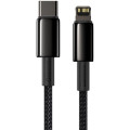 Baseus Дата кабель USB-C to Lightning 2.0m Tungsten Gold Fast Charging, PD 20W black Baseus (CATLWJ-A01)