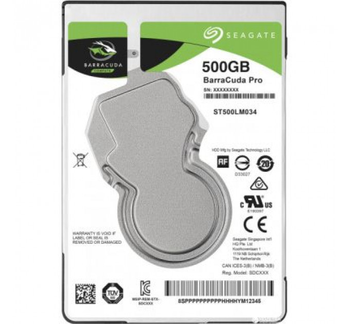 Жорсткий диск для ноутбука 2.5" 500GB Seagate (ST500LM034)