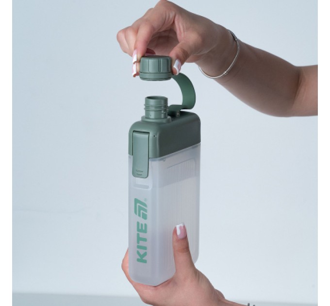 Kite Пляшка для води Kite 450 мл зелена (K25-1239-3)