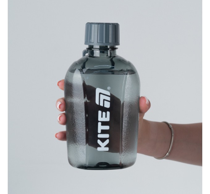 Kite Пляшка для води Kite 650 мл сіра (K25-1240-1)