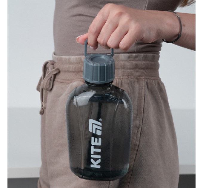 Kite Пляшка для води Kite 650 мл сіра (K25-1240-1)