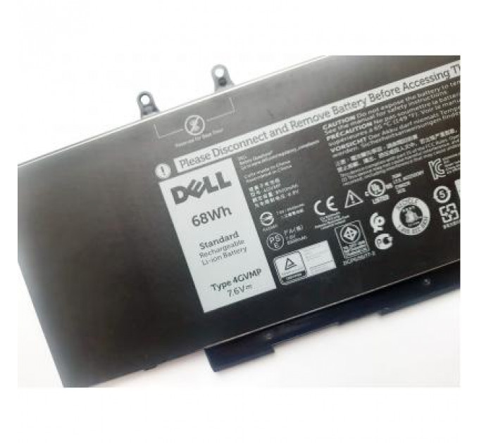 Акумулятор до ноутбука Dell Latitude 5500 4GVMP, 68Wh (8500mAh), 4cell, 7.6V, Li-ion (A47508)