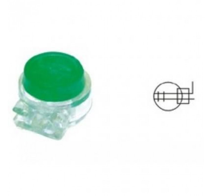 З'єднувач кабелю "Scotchlok" with gel К5 Green * 100 Ritar (12999)