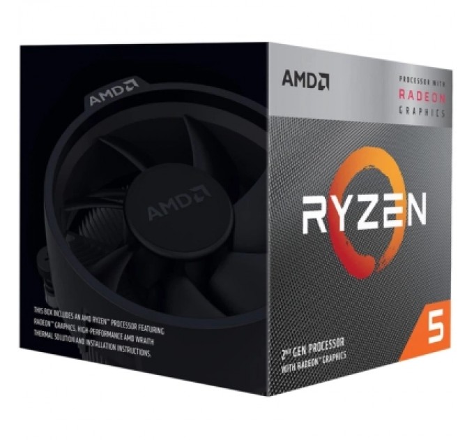 AMD Процесор AMD Ryzen 5 3400G (YD3400C5FHSBX)