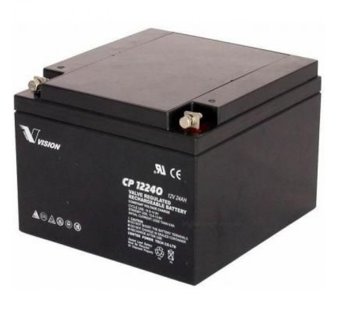 Vision Батарея до ДБЖ Vision CP 12V 24Ah (CP12240E-X)
