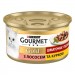 Purina Gourmet Вологий корм для кішок Purina Gourmet Gold. З лососем і куркою, шматочки в підливі 85г (7613032618674)