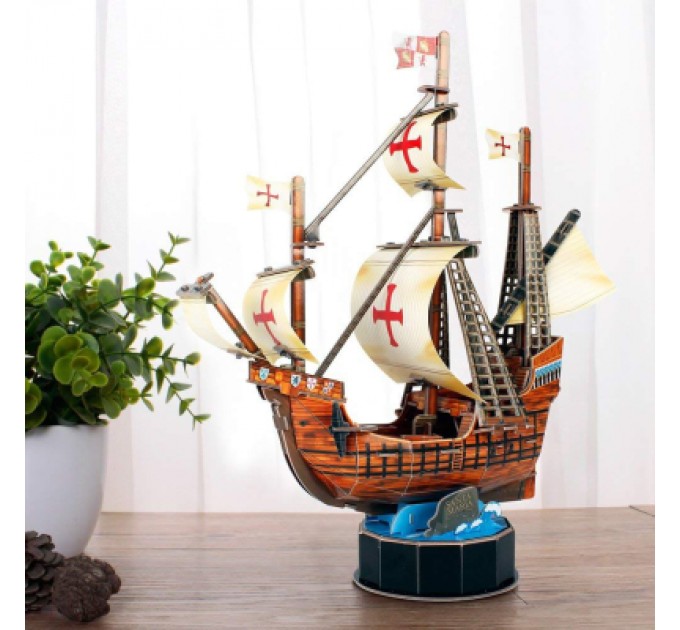 Cubic Fun Пазл Cubic Fun Тривимірна головоломка-конструктор Санта Марія (T4031h)