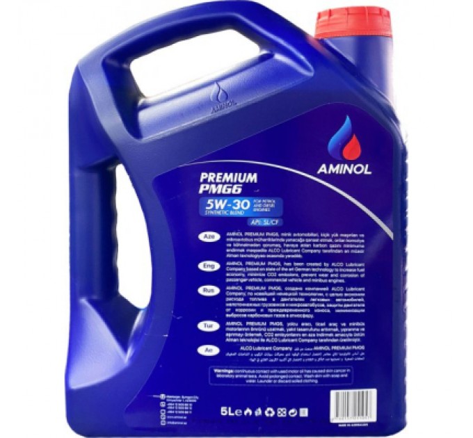 Aminol Моторна олива Aminol Premium PMG6 5W30 5л (AM161770)